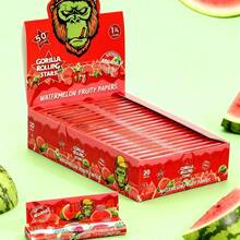 5 Packs 78mm Rolling Paper Cigarette Rolling Paper, 50 Sheets/Pack, Stable Combustion, Fresh&Fun, Roll Up And Taste The Magic! Smoking Accessories, For Smokers - 5包(250張) - 查看 4