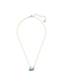 Dây chuyền pha lê giả giọt mưa SWAROVSKI MATRIX Dây chuyền xích xương đòn Quà tặng Giáng sinh cho nữ Quà tặng ngày lễ tình nhân Quà tặng lễ hội Qixi Quà tặng sinh nhật Quà tặng bạn gái - Màu xanh nhạt - Xem 6