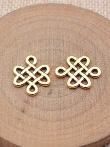 20 件 17x14 毫米（0.67x0.55 英寸）中国结幸运结连接饰物，适用于 DIY 手链制作、项链制作、珠宝制作、手工工艺品配件 - 中國結 - 查看 6