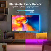 LED Strip Light Infrared Remote Control RGB Lighting Decoration Living Room Atmosphere Light Strip Flexible Light Decorative String - Multicolor - View 4