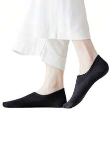 5 paia di calzini invisibili tinta unita, traspiranti e morbidi, adatti per uomo e donna, ideali per uso quotidiano, viaggi, calzini corti, regalo perfetto per le vacanze (consegna casuale) - Multicolore - Visualizzare 5