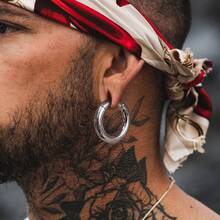 1pc 6mm/8mm Shiny Ear Rings/Ear Plugs, Suitable For Stretched Earlobes, 316 Stainless Steel Material, Piercing Jewelry - 1103 - View 4