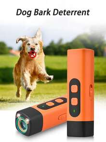 Ultrasonic Dog Repeller Rechargeable Dogs Anti Barking Device Portable Indoor/Outdoor Mini Dog Bark Deterrent Refuse To Shout And Slap For Pet Supplies Dog Barking Control Devices