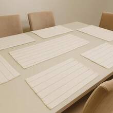 7-Piece Placemat Made In Tear Chic. Unmissable Decoration. - Rượu sâm banh - Xem 2