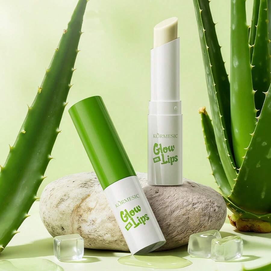 Aloe Vera Nourishing Lip Balm, Moisturizing, Anti-Freeze, Anti-Cracking, Fades Lip Lines, Leaves Lips Soft And Glossy - Multicolor - View 1