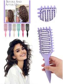 1PC Curling Brush, Curling Brush, Curling Brush, Combing And Shaping Male And Female Curling To Reduce Pulling And Curling Separation, Curling Brush, Comb, Hair Tool, Hair Salon Beauty Travel Essential, Back To School, Travel Vacation Essential, Women's Hair Accessories, Hairdressing Products, Hairdressing Tools, Hairdressing Supplies, Hair Care Products, Curling Brush, Barber, Hairdressing Accessories, Hairdressing Equipment,Hair Brush,Slick Back Brush,Styling Brush,Curly Hair Brush,Edge Brush,Hair Comb,Brush Hair,Hair Brush Set,Comb Hair,Comb For Curls,Detangling Brush,Hair Brush For Women,Hair,Travel,Hair Products,Hair Tools,Hair Stuff,Barber,Barber Accessories,Barbershop,Hairdressing Equipment