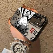 Fundas de Teléfono Anime Japonés Clásico Graffiti para S25 S24 S23 S22 S21 S20 FE Ultra Plus 4G 5G con Cubierta Trasera Mate Anticaídas17  17promax - Negro - Ver 3