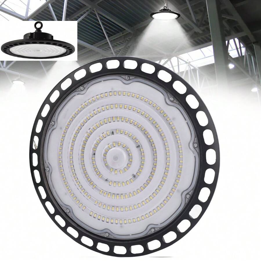 Campana High Bay Ufo 200w Luz Blanca Lámpara De Campana Techo Led Luz Blanca Industriales,Potencia máxima nominal 200 Wluz De Área De Almacén Comercial Para Almacén, Tienda, Cochera, Granero