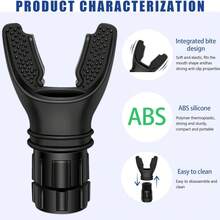 Portable Lung Breathing Trainer, Adjustable Resistance, Made Of High-Quality Silicone, Improves Respiratory Capacity And Endurance, Easy To Clean And Use. - Multicolor - View 9