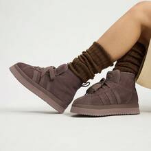 Adidas Women's 2026 New CAMPUS 00S Bread Shoes, Mid-Top, Thermal Lining, Thick Sole, Casual Shoes JR3736 - Brown - View 5