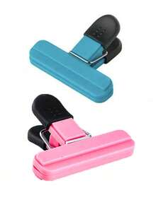 T-Type Food Sealing Clips, Potato Chip & Snack Packaging Strong Sealing Clips, Leak-Proof & Moisture-Proof, Plastic Bag Sealing Clips, & T-Type Clips, Moisture-Proof & Fresh-Keeping Sealing Clips, Food Storage Clips - Multicolor - View 37