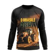 Agro Rural Tractor Soybean Harvest UV Sun Protection T-Shirt - 15 - 查看 2