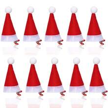 Christmas Hair Clips Classic Little Red Riding Hood Clip Festival Party Mini Bow Hair Clip Creative Cute Drop Clip - Red - View 11