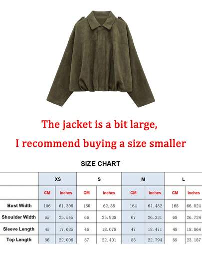 Women's Bomber Jacket, Spring Coat, Loose Long Sleeve Zipper Retro Jacket, New Style Jacket, Green Outerwear