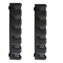 Black ABS Fishing Rod Holder - Wall Mounted, High Density Foam Handle Storage Rack, Suitable For Garage, Sports Equipment Storage, Utility Room Fishing Rod Holder, Fitness Equipment Storage Rack, Fishing Gear Hanging Rack - Multicolor - View 9