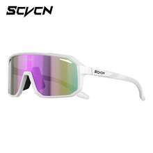 SCVCN Cycling Glasses, Mountain Bike, Road Bike, Racing Gear, Unisex Outdoor Sports Glasses, Cycling, Hiking, Driving, Golf Accessories, Travel, Camping Glasses, Street Photography, Decorative Glasses - 彩色 - 查看 12
