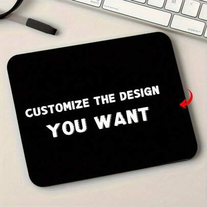 1pc Customized Mouse Pad, Can Print Name Or Text, Designed For Personal Stories - Suitable For Office, Classroom And Gaming Station