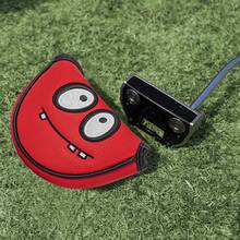 1 Piece Black Eye Pattern Golf Club Head Cover, Golf Club Cover, Putter Cover Golf Equipment Material Waterproof And Wear-Resistant, Red And Gray Optional, To Provide The Best For Your Ball - Multicolor - View 6