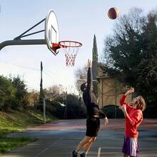 1/2 Packs Of Three-Color Basketball Nets, Red, White And Blue Design, Easy To Install, Durable Nylon Material Suitable For Indoor And Outdoor Basketball Hoops, Universal Replacement Basketball Net, Suitable For Home Courts, Schools And Parks, Improve Shooting Practice And Game Experience