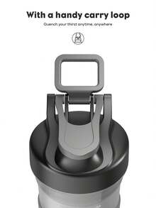 26oz fitness workout protein shaker cup, shaker cup with mixing ball, leak-proof design, portable handle, suitable for outdoor sports and gym