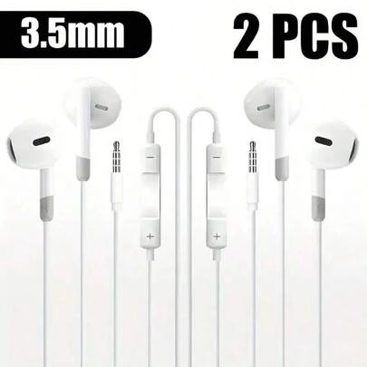2026 Hot Style YusYouc3. 5mmJack1/2PieceOptionalIn-EarHeadphones1/2PieceWiredIn-EarEarbudsMobilePhoneWiredHeadphonesVoiceCallNoiseReductionHighSoundQualityStrongBassStereoIn-EarHeadphonesSuitableForMobilePhonesTabletsDesktopComputersCompatibleWithMost3. 5mmJackInterfaceDevices