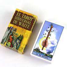 1pc Spanish-Language Board Game Deck - 78 Cards, Card Game, Divination Tool, Perfect For Party Games, Family Gatherings, And A Great Gift For Tarot Beginners.