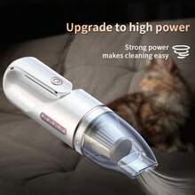 Aspiradora de coche mini - Succión potente, alto rendimiento, compacta y eficiente, alimentada a 12V - Limpia fácilmente cada resquicio y ranura del interior del coche - Blanco - Ver 8