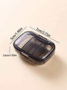 Portable Pill Storage Box Moisture Proof Pill Organizer For Men And Women Travel Essentials Cruise Essentials Dorm Essentials Daily Pill Box To Hold Vitamin Medicine Medication And Supplement PP Pill Container First Kit Medical Bag For Travel Home Camping Outdoor Hiking Hunting Back To School Medicine Bag Pill Case Pill Containers Hospital Bag First Aid Kit Medicine Organizer Medicine Storage Bag Vacation Essentials - Multicolor - View 13