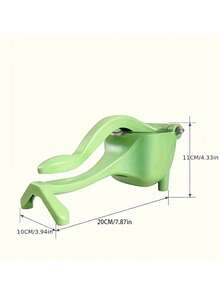 1 pezzo Spremiagrumi manuale senza elettricità - Costruzione in plastica robusta, design per spremitura rapida - Adatto per arance, limoni, melograni - Modello compatto facile da pulire, produzione di alta qualità, spremi-frutta un must-have per gli essenziali per la casa e il campeggio all'aperto