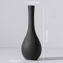 4 piezas de jarrones cerámicos de 6 pulgadas, jarrones pequeños de cerámica esmerilada a granel para centro de mesa de boda, decoración, juncos, decoración moderna bohemia para el hogar y fiestas, regalos DIY