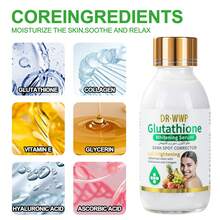 1瓶125毫升谷胱甘肽精华液，精华液，面部护理，保湿补水，温和清洁，提亮肤色。护肤，改善粗糙，淡化色斑，乳液，修复肌肤，紧致肌肤，强化肌肤屏障。 - 彩色 - 查看 7