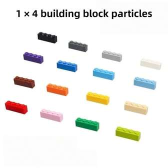 1 Peça Bloco de Construção de Tijolos Altos 1x4, Tijolos Pequenos Coloridos, Peças de Conexão, Desenvolve Habilidade Manual e Imaginação, Cores Vibrantes, Estilos Versáteis, Brincadeira Enriquecedora, Construção de Padrões, Material ABS, Inodoro, Cor Sólida Embalado, Presente de Feriado e Aniversário