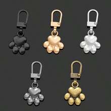 5/10/20pcs Dog Paw Metal Zipper Pulls, DIY Replacement Keychain Suitable For Luggage, Wallets, Jackets, Backpacks, Etc. - Multicolor - View 6