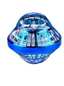 1pc Induction Levitation Smart Spinning Flashing UFO Toy, 2 Play Modes - Fly & Rotate On Desktop, Cool Lights, Indoor/Outdoor Fun, Educational Toy Gift For Boys Girls 3-9 Years Old (Plastic Shell) - Multicolor - View 15