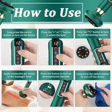 1件装身体刮痧按摩器，拔罐按摩套装，拔罐机，12种吸力模式橘皮组织按摩器，12档电动真空拔罐按摩器，可充电无线，智能拔罐按摩器，适用于手臂、腿部、背部，家用，万圣节、圣诞节、生日的完美礼物