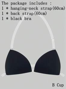 ideaCCSZ 粉色三角杯隐形文胸，法式提拉文胸，适合搭配无肩带晚礼服，C D E F 大杯深V设计提拉胸部自粘式，前扣隐形硅胶乳贴，可重复使用的女士内衣及内衣配件 - 彩色 - 查看 23