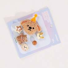 Combinação de Acessórios  Miniso - Festa de aniversário do filhote marrom - Visão 1