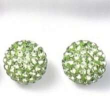 1 Pair 925 Sterling Silver Crystal Ball Stud Earrings, Birthstone Earrings, Low Allergy Gemstone Earrings, Suitable For Daily Wear - Birthstones - View 13