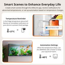 SNZB-02LD,SONOFF Zigbee 3.0 Smart Thermometer IP65 Waterproof Rating 2.2 Inch LCD Screen Display Probe Temperature Detection Measurement Compatible With Alexa, EWeLink APP For Pool Bathtub Fridge Freezer - White - View 8