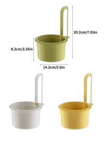 1pc Kitchen Sink Strainer Basket, Multifunctional Hanging Sink Strainer Basket, Kitchen Sink Drain Strainer Basket, Faucet Hanging Strainer Basket For Filtering Kitchen Waste - Multicolor - View 2
