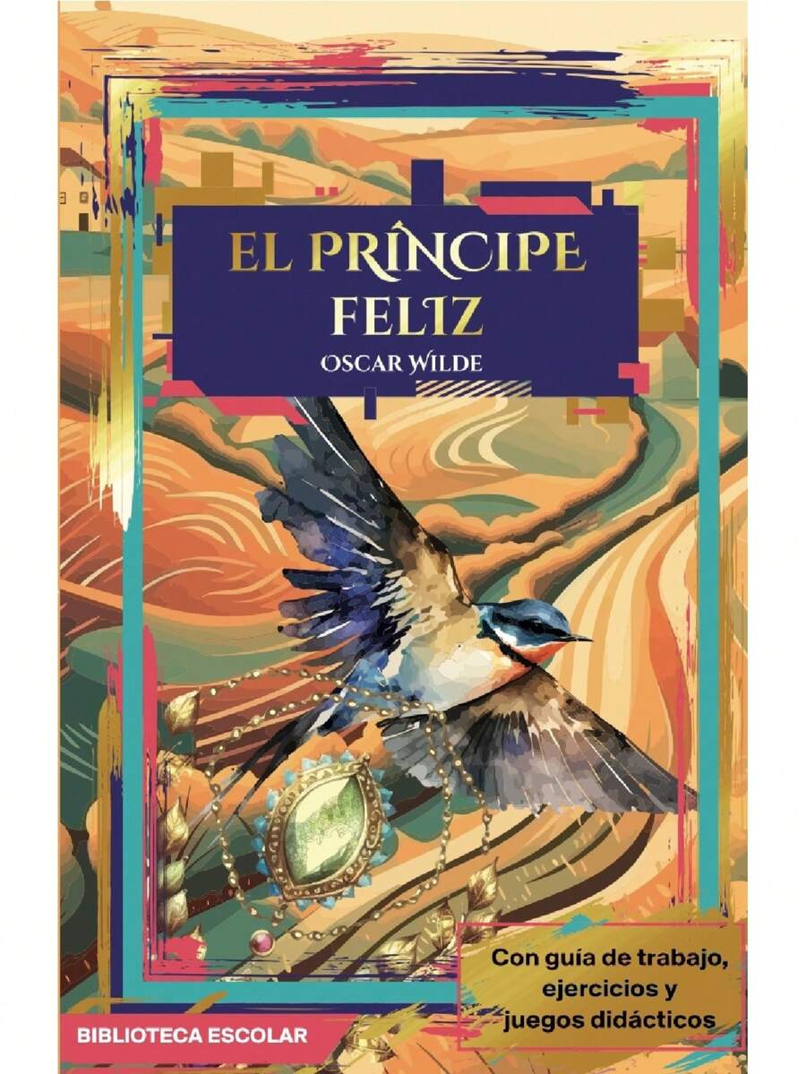 El Príncipe Feliz  Autor: Oscar Wilde  Colección: Biblioteca Escolar. (Síntesis Del Libro) Edad: + 12 años. Género: Literatura Universal.  Formato: Pasta Blanda Páginas: 95 Medidas: 21 cm x 14 cm. Peso: 127 g.  Código: 9786071415486.     Síntesis del libro - Con Guía de Trabajo – Preguntas De Comprensión Lectora - con Ejercicios y Actividades Didácticas. – Para jóvenes de 12 años en adelante. En lo alto de una columna, se encuentra la estatua de un príncipe que observa todo lo que ocurre en la ciudad.  Una golondrina que se ha quedado atrás en la migración por el invierno nota que la estatua llora por las injusticias que ocurren ante sus ojos.  Entonces, el príncipe pide a la golondrina que le quite todas las joyas que adornan su cuerpo y que se las entregue a las personas necesitadas de la ciudad.  Poco a poco, los destinos de ambos personajes se van entrelazando en una historia conmovedora que ejemplifica las recompensas de la generosidad y la amistad. - Libro único - Ver 1