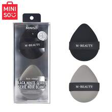 2pcs Classic Black & White Series Thick Double-Sided Air Cushion Makeup Sponge