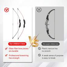 1 Set Outdoor Archery Recurve Bow Kit, Includes Target Paper + Arm Guard + Finger Tab, Archery Practice & Competition Equipment, Great Gift For Family And Friends