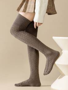 5/3/1 双性感红色蝴蝶结过膝袜，白色蝴蝶结过膝袜，适合圣诞节、万圣节 - 彩色 - 查看 10