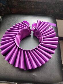 1pc Classic New Style Handmade Ruffled Collar Fake Collar For Drama Stage Styling Wedding Photography Props - Kiểu ren mới - Xem 8