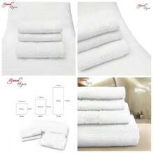 Hogar Set de Dos Toallas de Bao Beige 140x 70 - Blanco + Juego de toallas - Ver 1