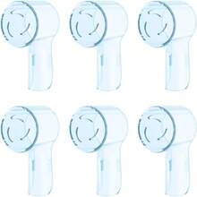 6 Pack Dustproof Toothbrush Heads Cover Case Compatible With OB IO Series Pro 1000 1500 5000 7500 Electric Toothbrushes, Protective Travel Cap For Brush Heads, Keeps Bristles Clean, Hygienic Storage, Durable Travel-Friendly Design, Fits Most Head Sizes, Prevents Debris, Ideal For Home, Dorm, And Office On-The-Go, Great For Daily Use And Shared Routines, Convenient For Family Care And Personal Oral Hygiene Maintenance, Enhances Travel Convenience And Organization, Premium, Practical, And User-Friendly Accessory Choice For Clean, Fresh Experiences - Multicolor - View 8