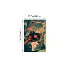 1件时尚音乐主题墙画，非裔美国人印花帆布画，情歌海报，黑胶唱片装饰，适合客厅、卧室、公寓、宿舍装饰，送给音乐爱好者的礼物，可选带框或不带框。 - 彩色 - 查看 12