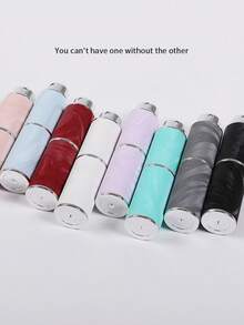 8ml Premium Velvet-Feel Perfume Atomizer - Refillable And Portable, Ideal For Travel And Daily Use, Great Gift For Family And Friends, Perfect Travel Accessory, Travel Essential, School Supplies, Holiday Camping, Holiday Must-Have, Mini Vacation Perfume, Men's Cologne, Beach Travel Essential, Summer School Accessory, Back To School - Multicolor - View 3