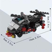 Bộ đồ chơi khối xây dựng hạt nhỏ 6 trong 1 Lele Brother, Xe vận tải quân sự, Pháo, Súng cối, Máy móc xây dựng, Trực thăng, Khối xây dựng lắp ráp sáng tạo, Đồ trang trí trong nhà, Đồ trang trí nhà cửa, Tháo rời thành 6 mảnh, Quà tặng sinh nhật hoàn hảo (Không có hộp quà) - Nhiều màu - Xem 9